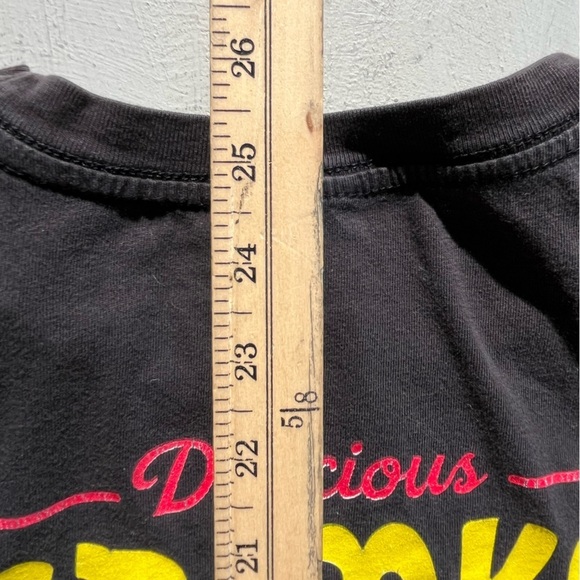 Men's Lateral Vision T-Shirt Black Cranks M Cartoon Spell-Out Anime Street Art - Picture 7 of 12